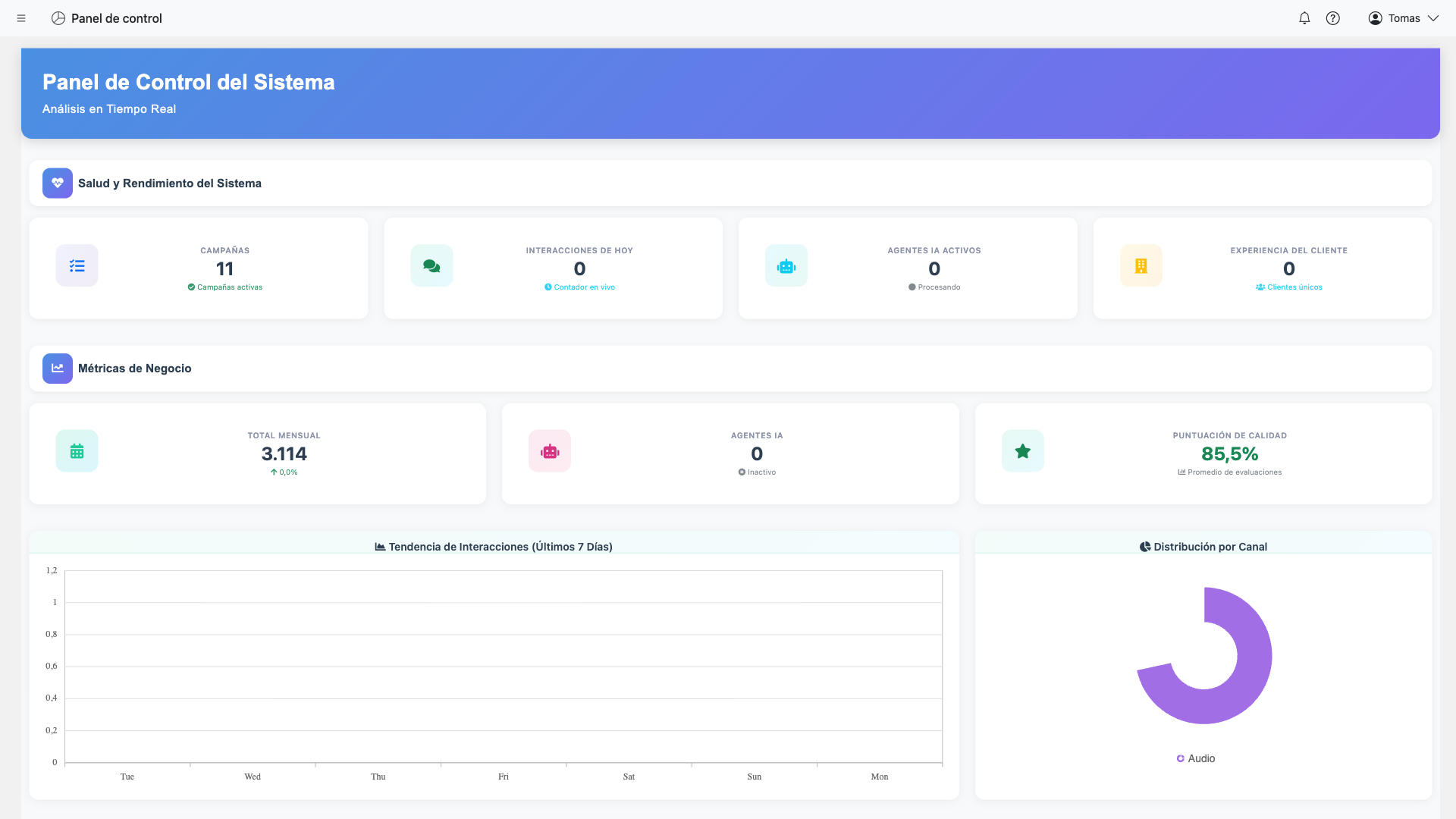 First-time setup page with language and timezone selection